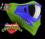 GI Sportz V-Force Grill Cowabunga Series Blau/Grün Turtles Leonardo
